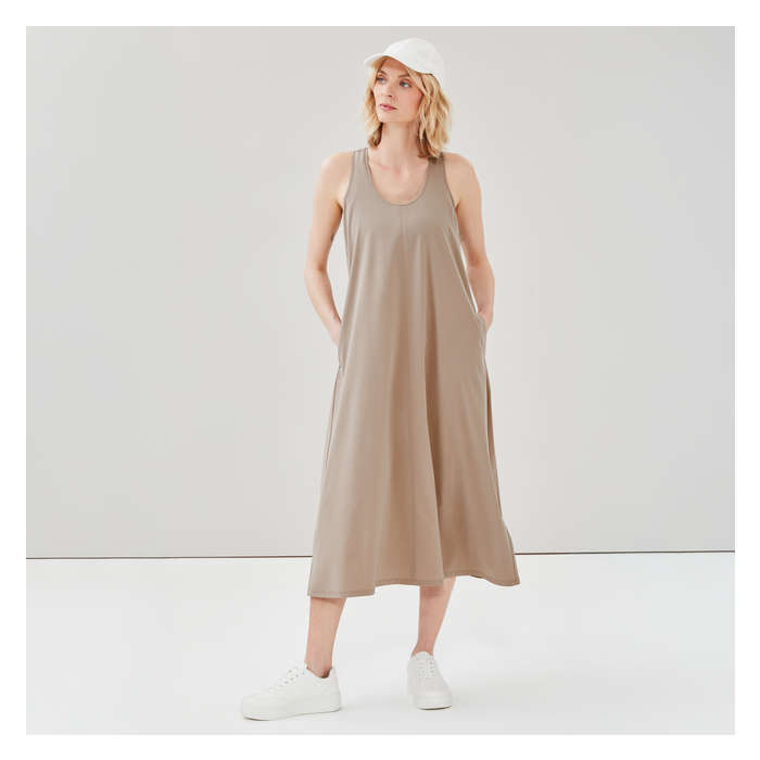 Women's Active Four-Way Stretch Midi Dress